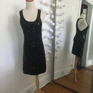 FUMBLIN' FOE SIZE MEDIUM BLACK SEQUINS